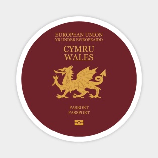 Wales passport Magnet